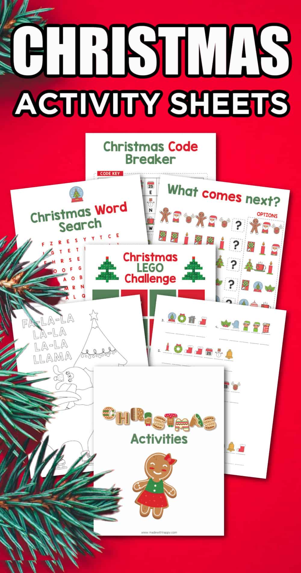 Christmas Activity Packet - Christmas Printable Fun For Kids