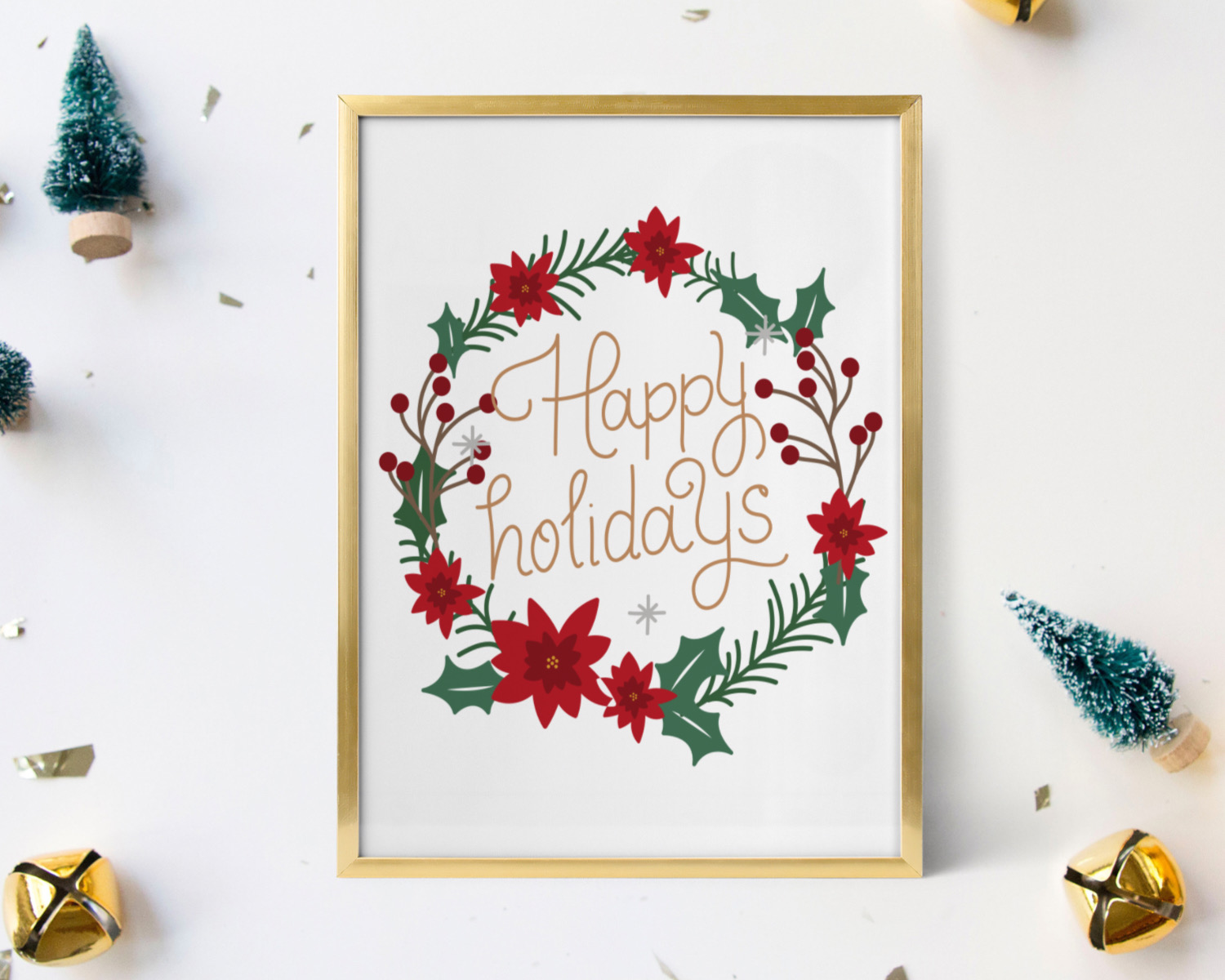 Christmas Art Prints Free Printables for Your Holiday Decor