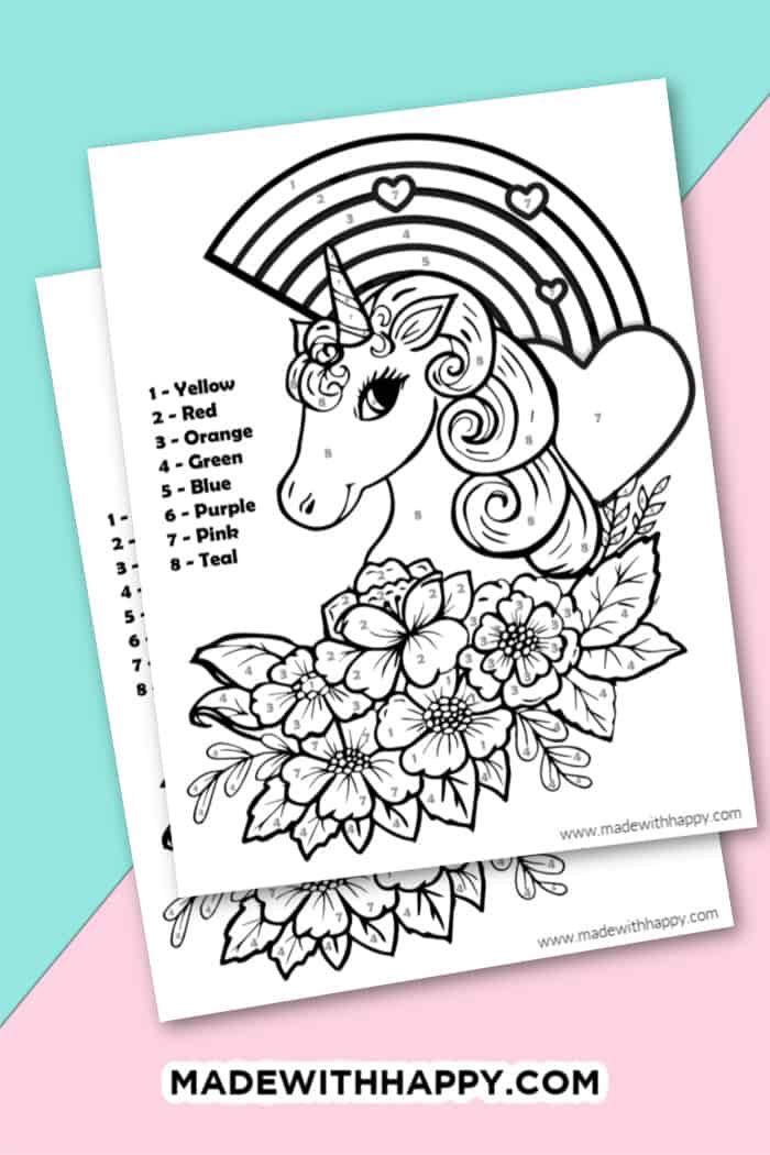 Coloring Pages Printable By Number - Color By Number Printables For Adults Coloring Rocks