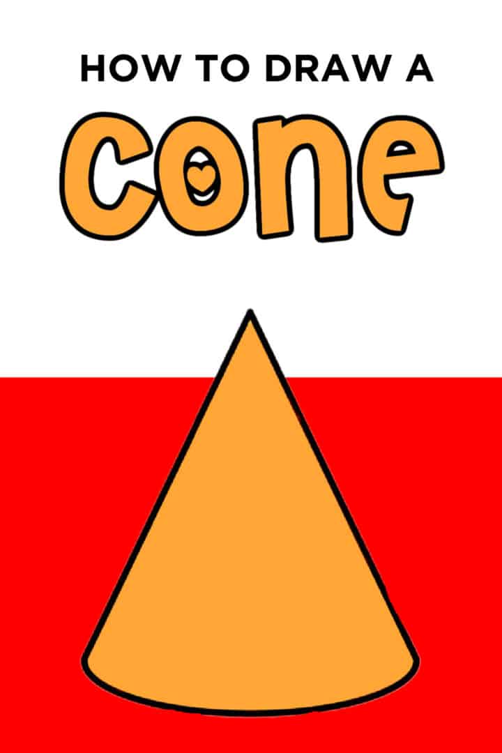 How To Draw A Cone Made with HAPPY