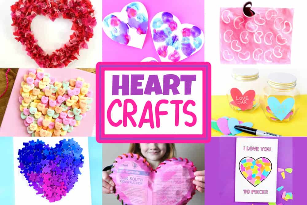 Paper Plate Heart Sewing Craft - I Heart Crafty Things
