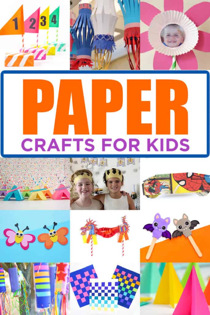 101+ Easy Paper Crafts For Kids - Made with HAPPY
