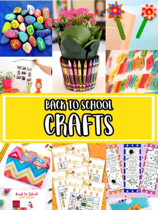 Back to School Crafts for Preschoolers