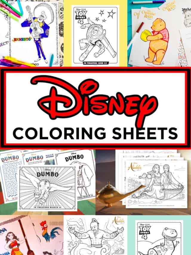 Disney Coloring Sheets