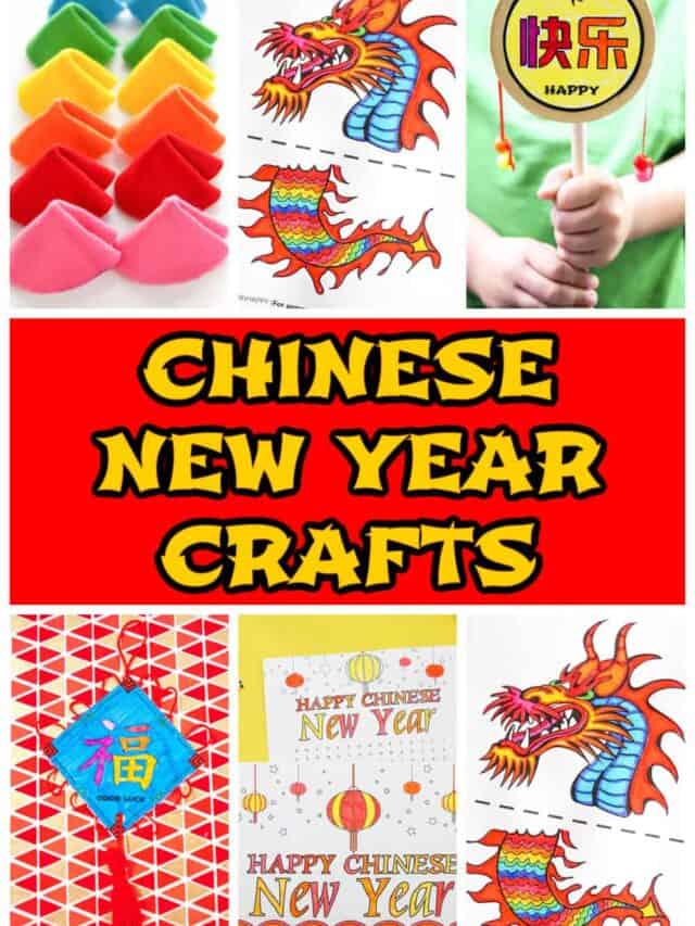 Lunar New Year Crafts Made with HAPPY