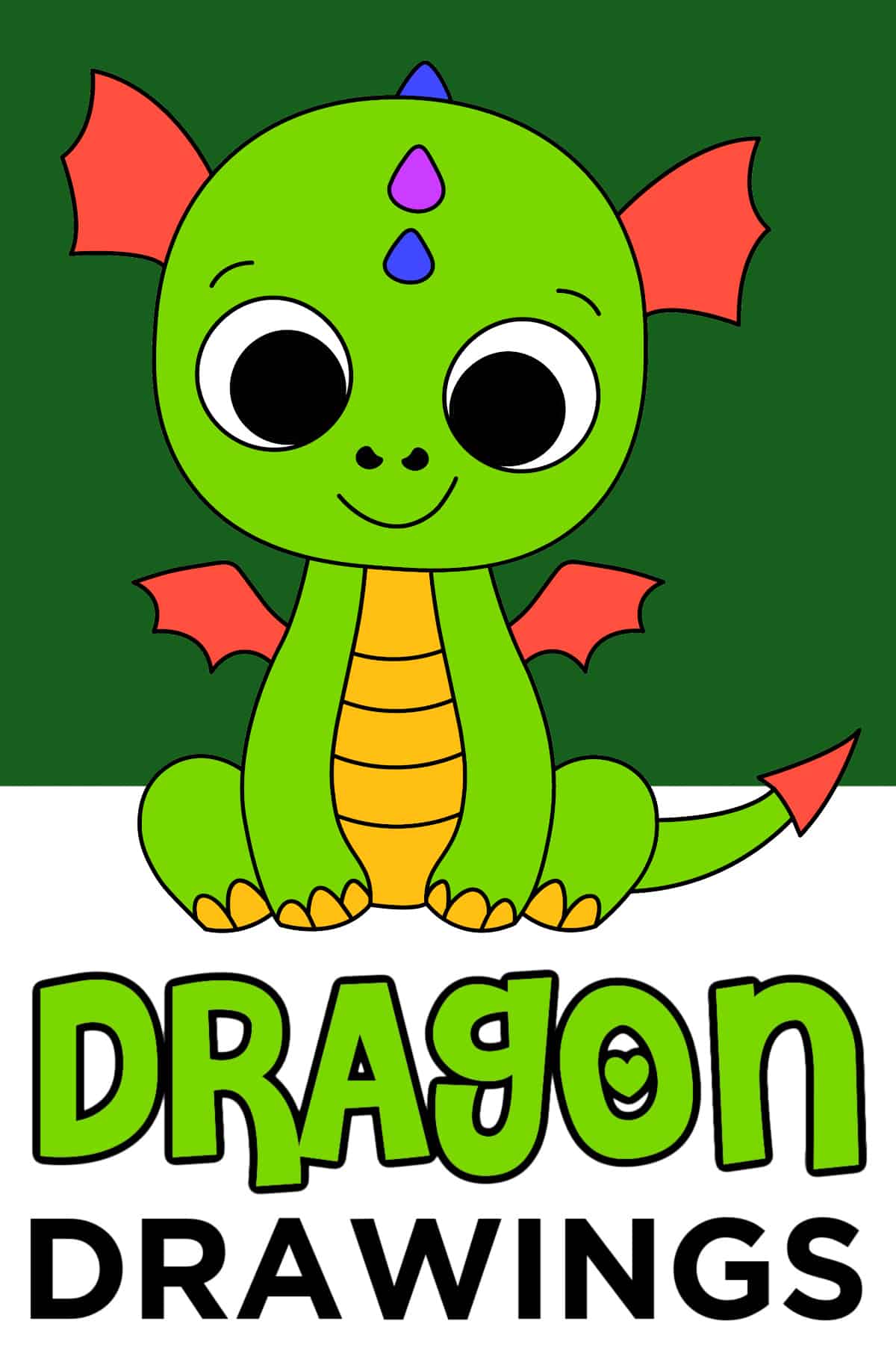 baby dragons easy drawings