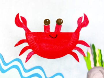 Paper Plate Crab - Made with HAPPY