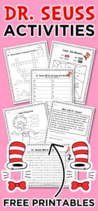 Dr. Seuss Printables Activities - Made with HAPPY