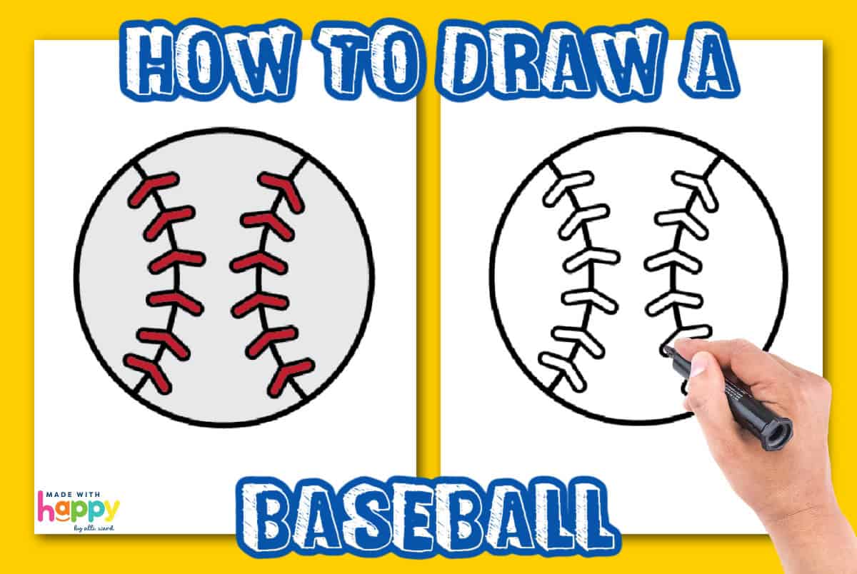 draw a baseball