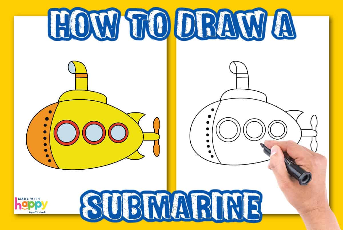 draw submarine