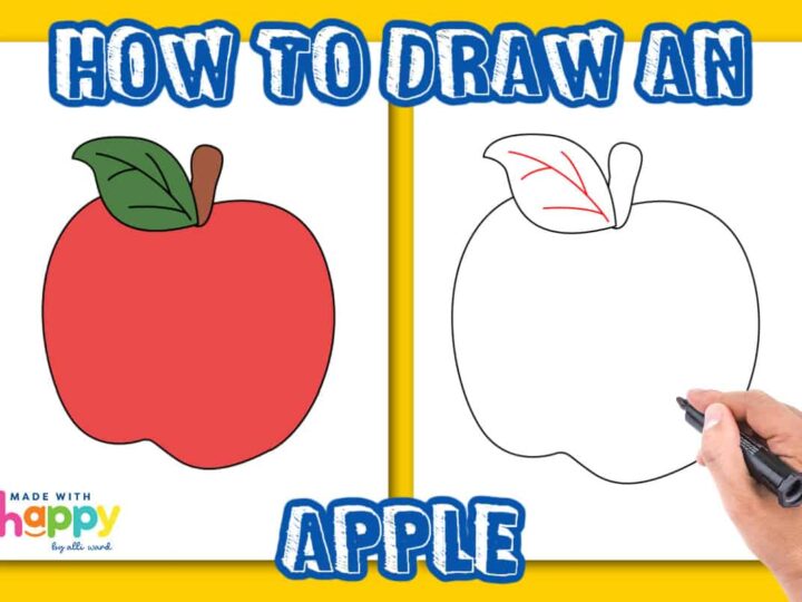 Apples Fruit PNG Image, Apple Cute Fruit Cartoon Line Art, Car Drawing,  Cartoon Drawing, Apple Drawing PNG Image For Free Download