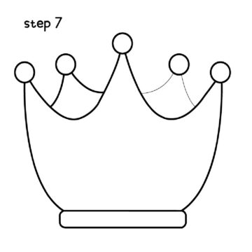 How to Draw a Crown Easy Step-By-Step Tutorial - Made with HAPPY
