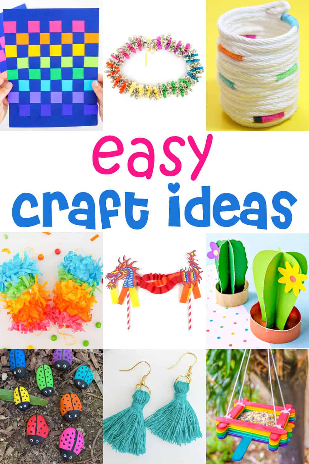 101+ Easy Craft Ideas For Kids - Made with HAPPY