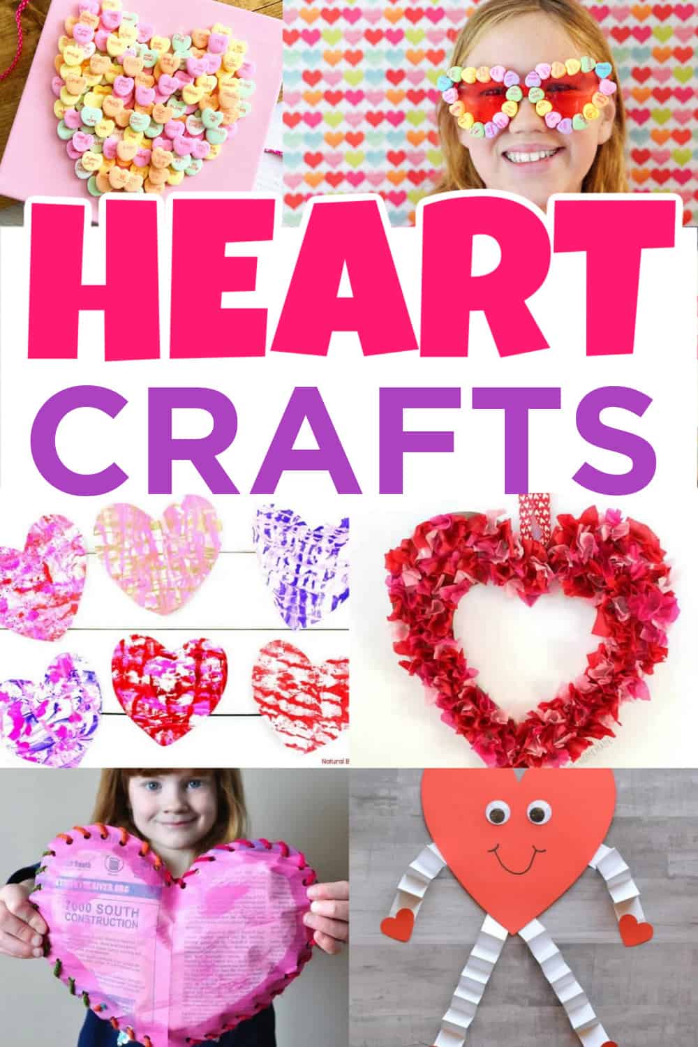 Easy and Cute Valentine's Day Heart Craft For Kids