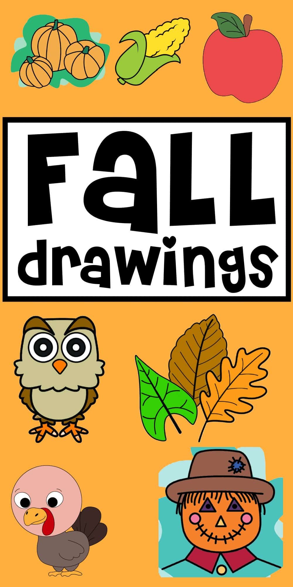 fall drawing ideas