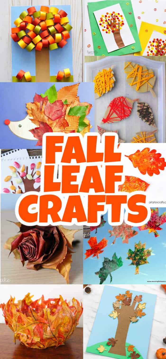 Fall Leaf Craft With Yarn - Little Bins for Little Hands