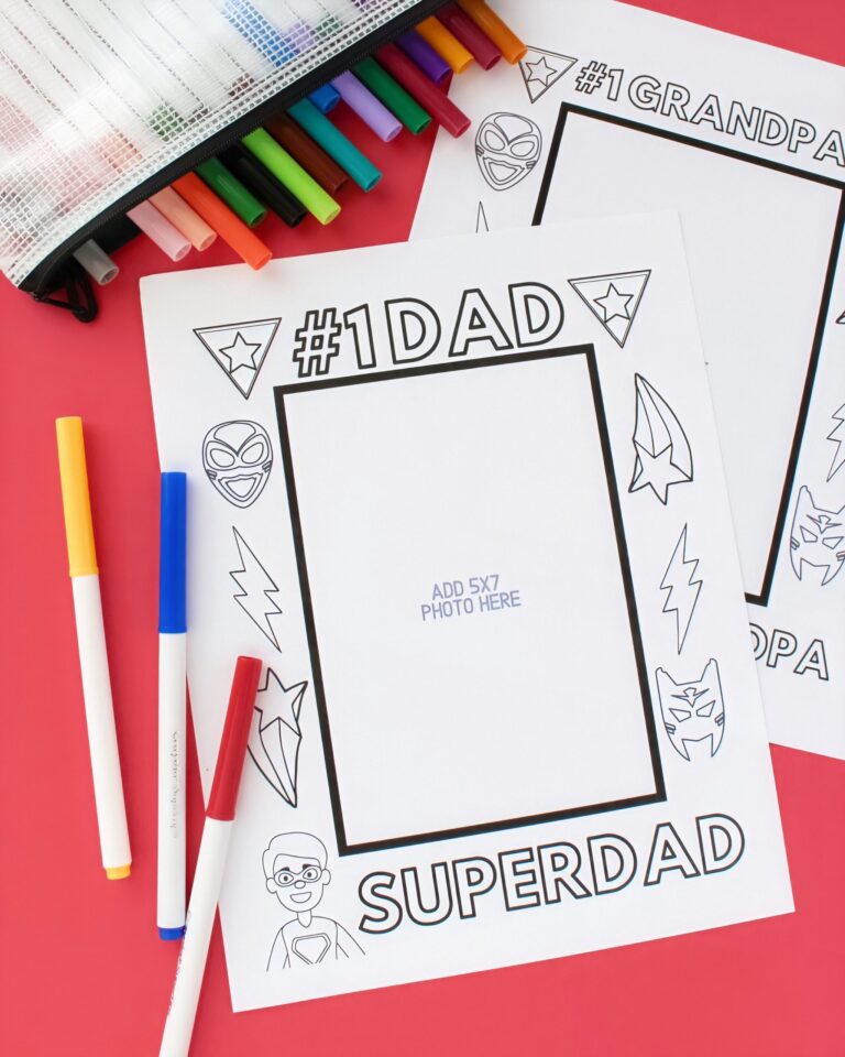 Father's Day Printable Picture Frames