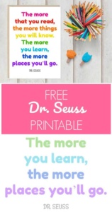 Dr. Seuss Reading Quote Printable - Made with HAPPY