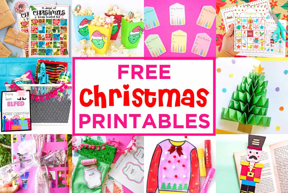 101 Free Printable Christmas Tags You Can Print At Home (2024)- So Festive!