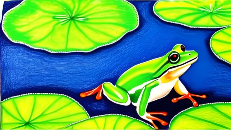 How to Draw a Frog Easy Step By Step - Made with HAPPY