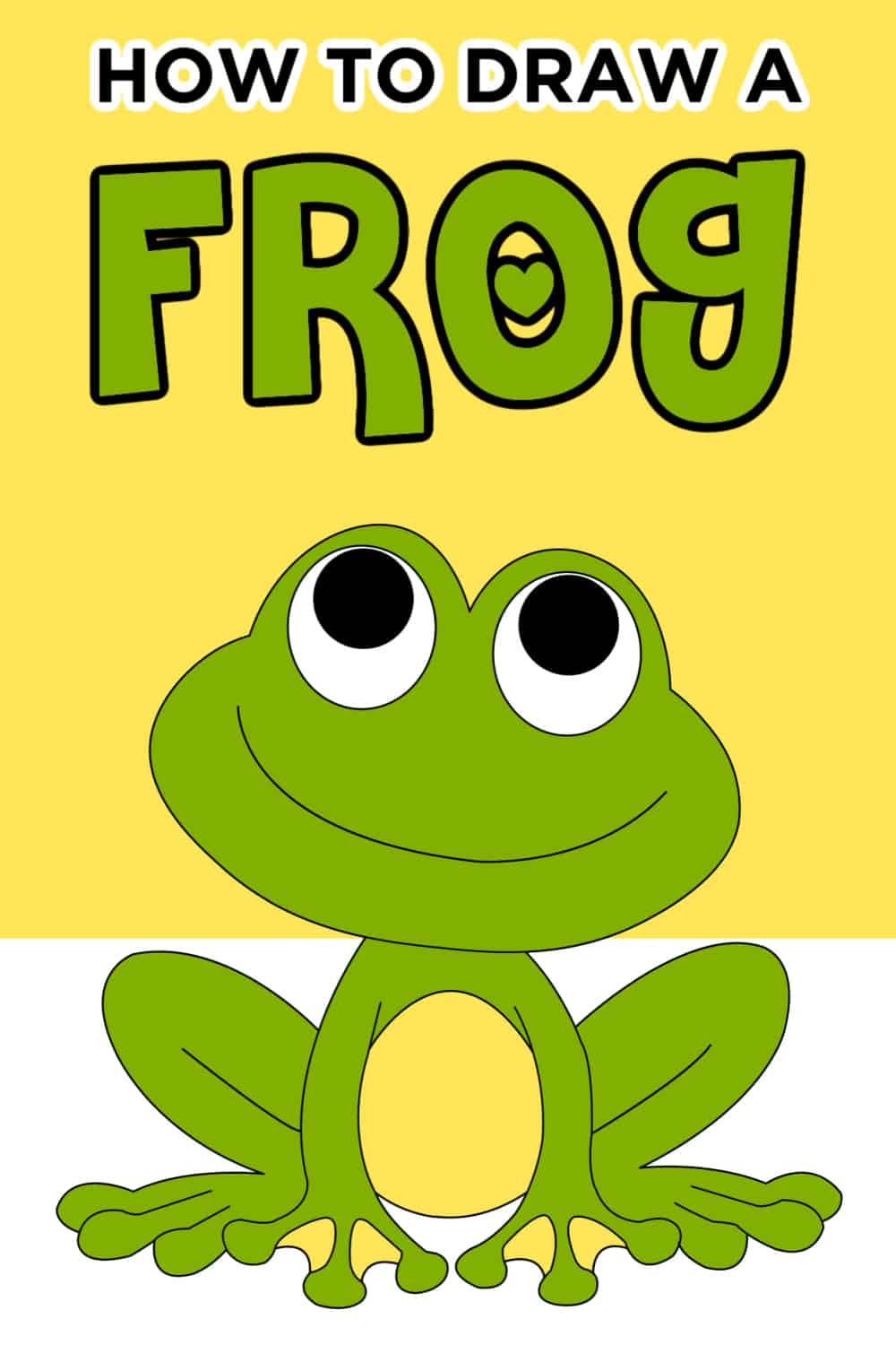 frog drawing for kids