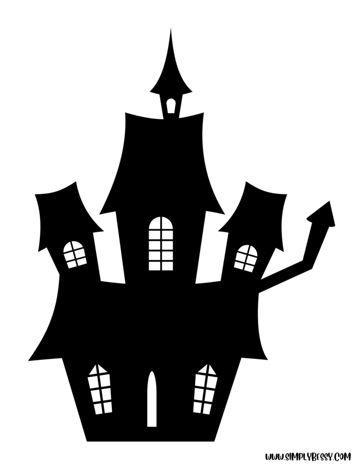 Haunted House Craft - Easy Halloween Art Activity for Kids