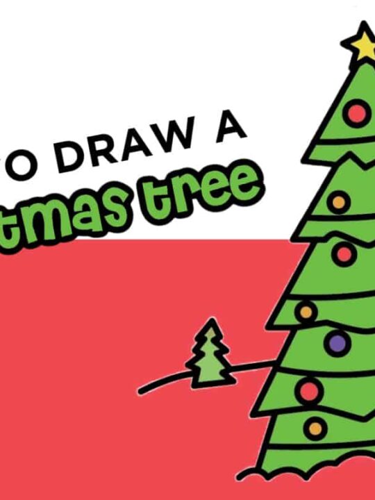 How to Draw a Christmas Tree – Easy Christmas Tree Drawing for Kids - Easy  Crafts For Kids