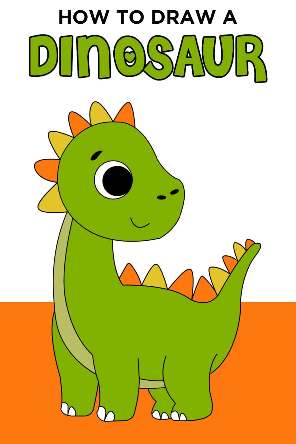 How to Draw a Dinosaur easy