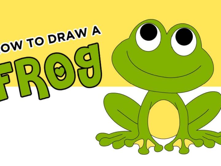 simple tree frog drawings