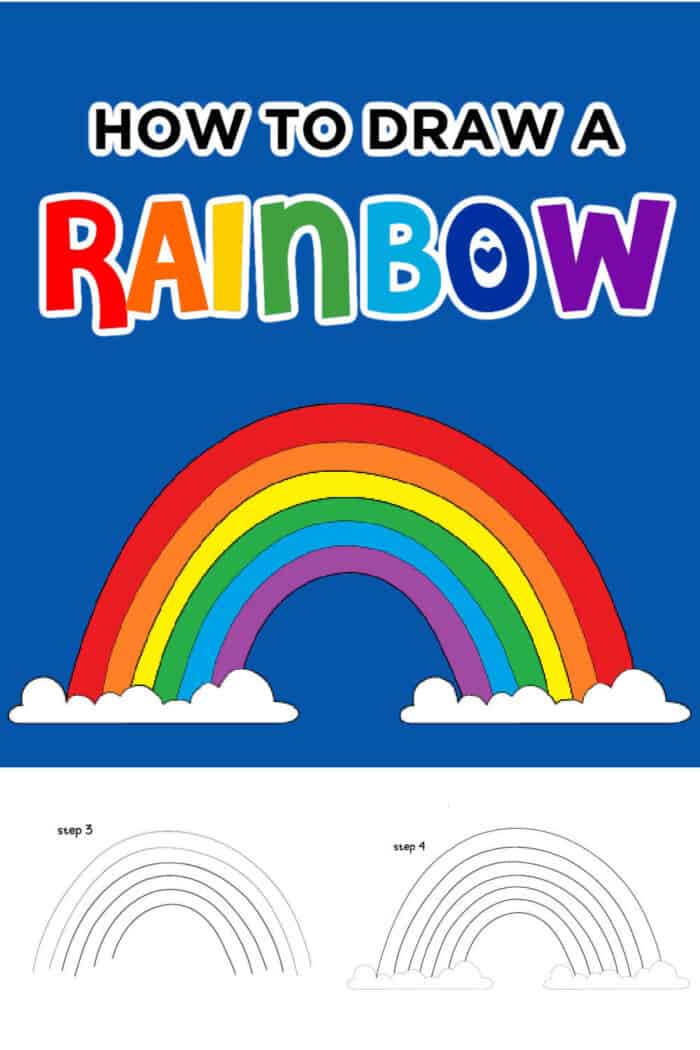 rainbow drawings | Easy Drawing Guides
