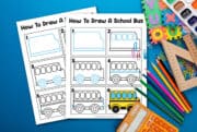 How To Draw a School Bus - Made with HAPPY