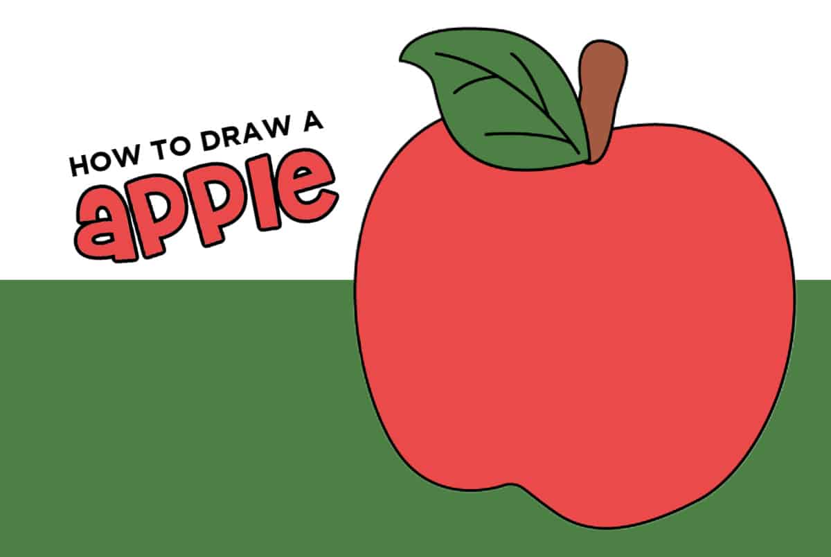 12+ Apple Clipart! | Line drawing images, Drawing images, Drawing apple