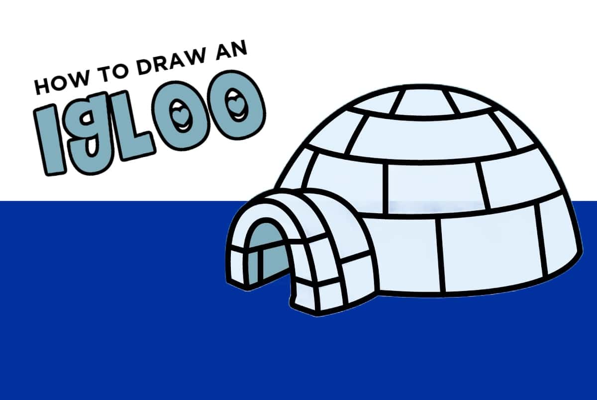 Cartoon Igloo Square Sticker | Zazzle | Clip art, Igloo craft, Igloo drawing