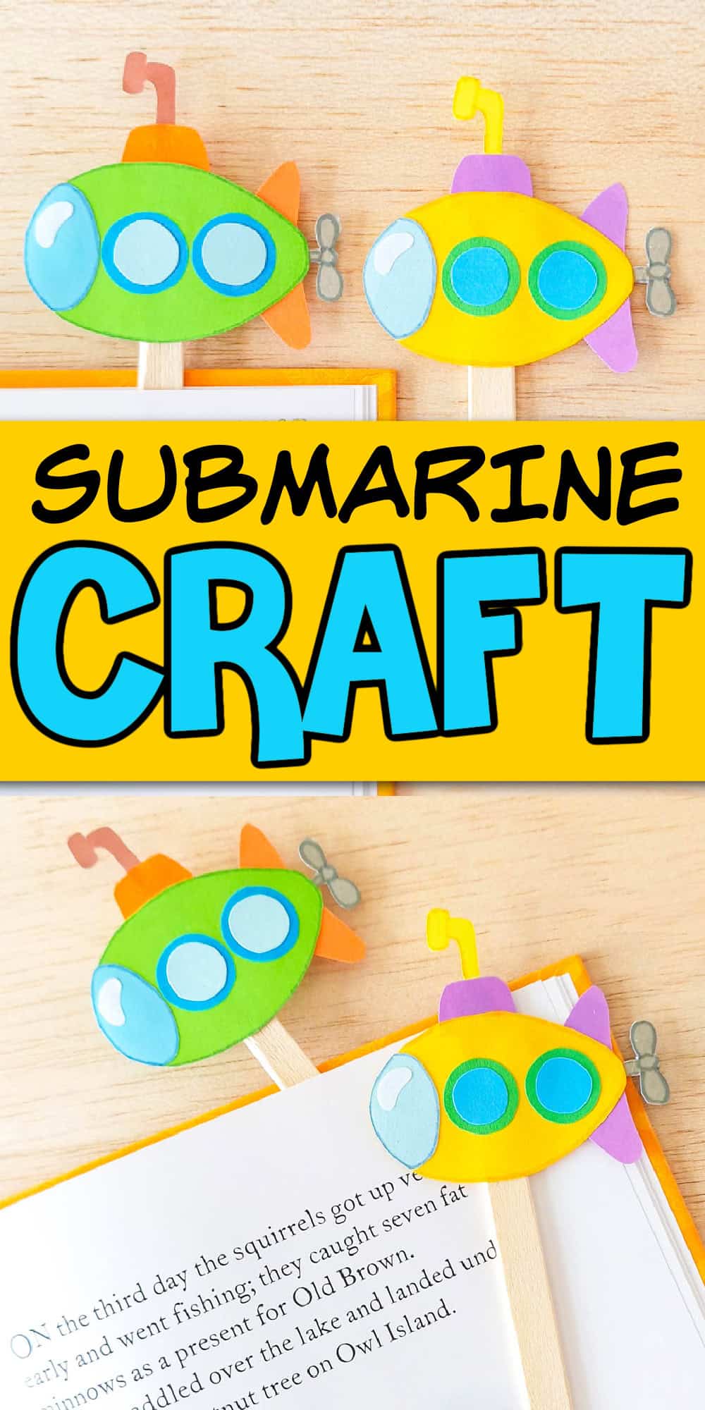 how to make a submarine for school project