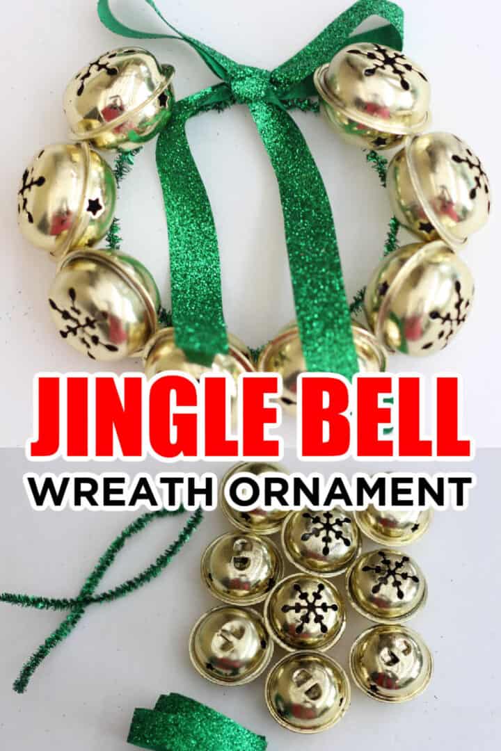 Jingle Bell Wreath Ornament - Christmas Craft For Kids