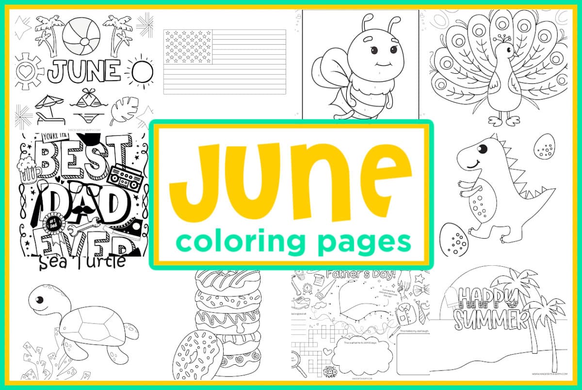 june coloring pages