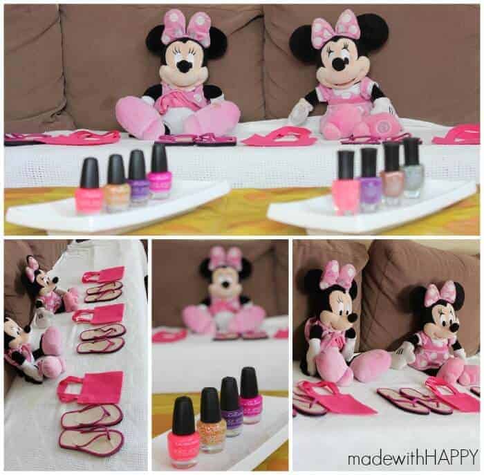 Minnie Mouse Bowtique Slumber Party - with HAPPY