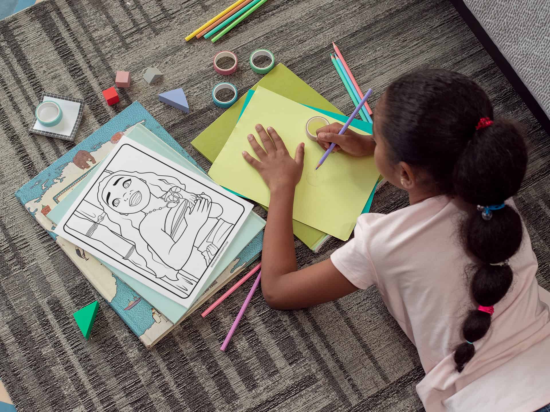 moana coloring page printable