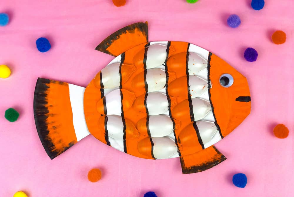 paper plate fish - MADE EVERYDAY