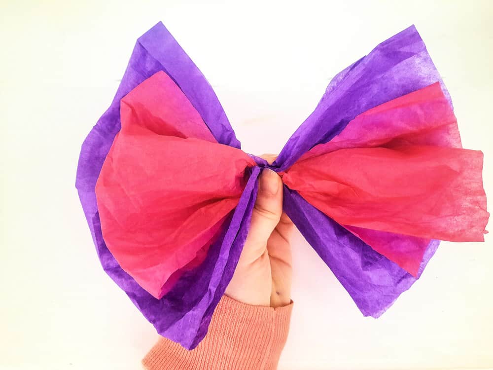 Tissue Paper Butterfly Craft