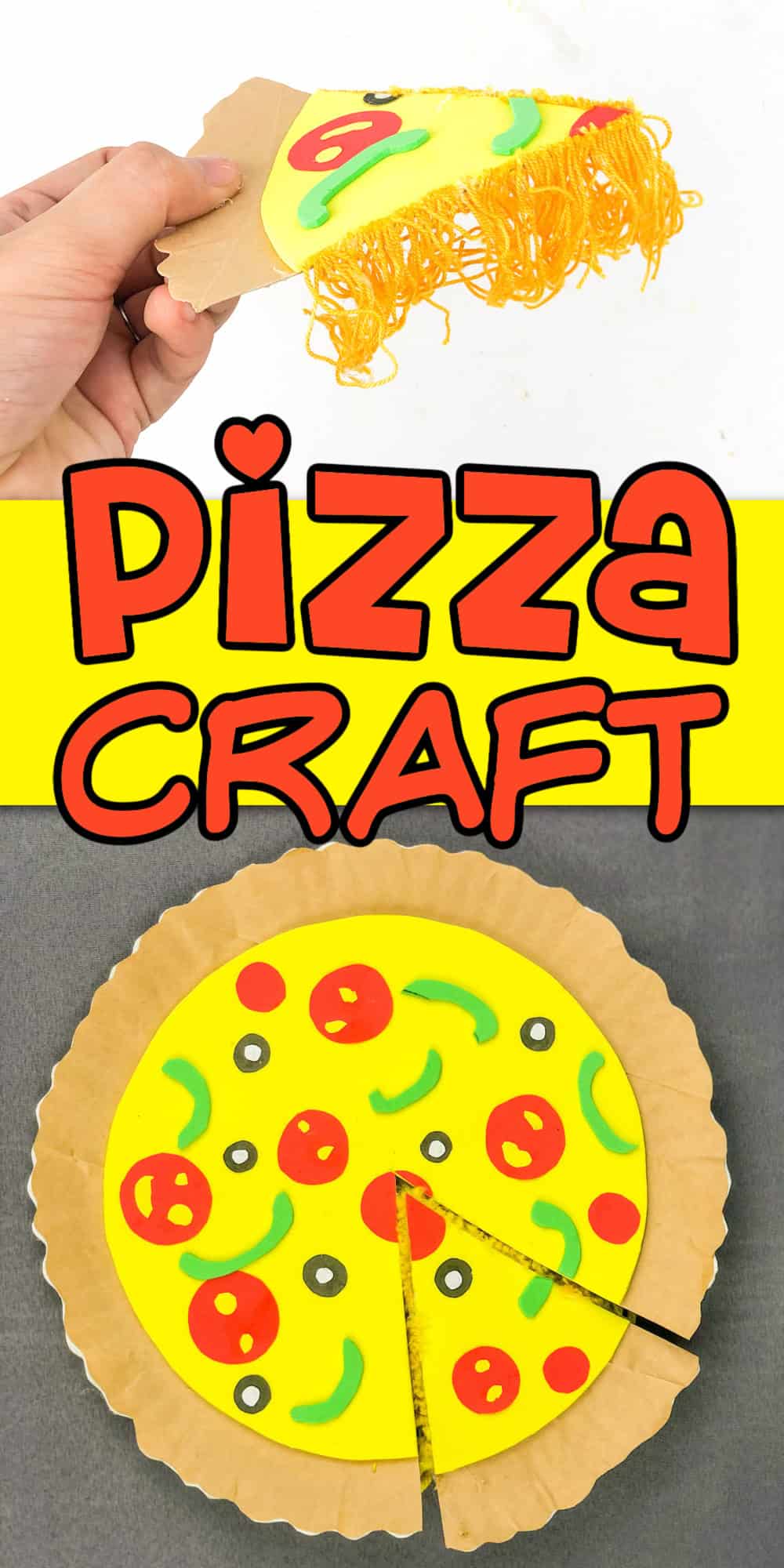 pizza craft for preschoolers