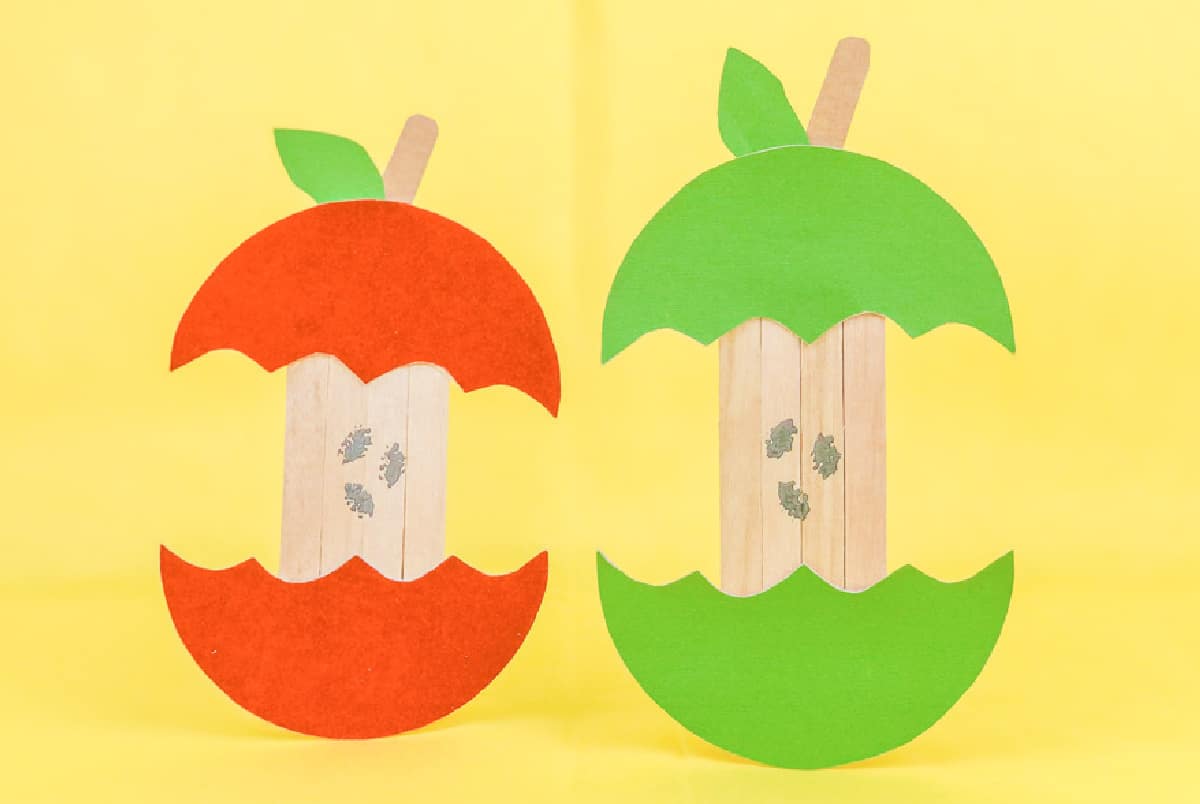 Paper Plate Apple Craft - The Kindergarten Connection