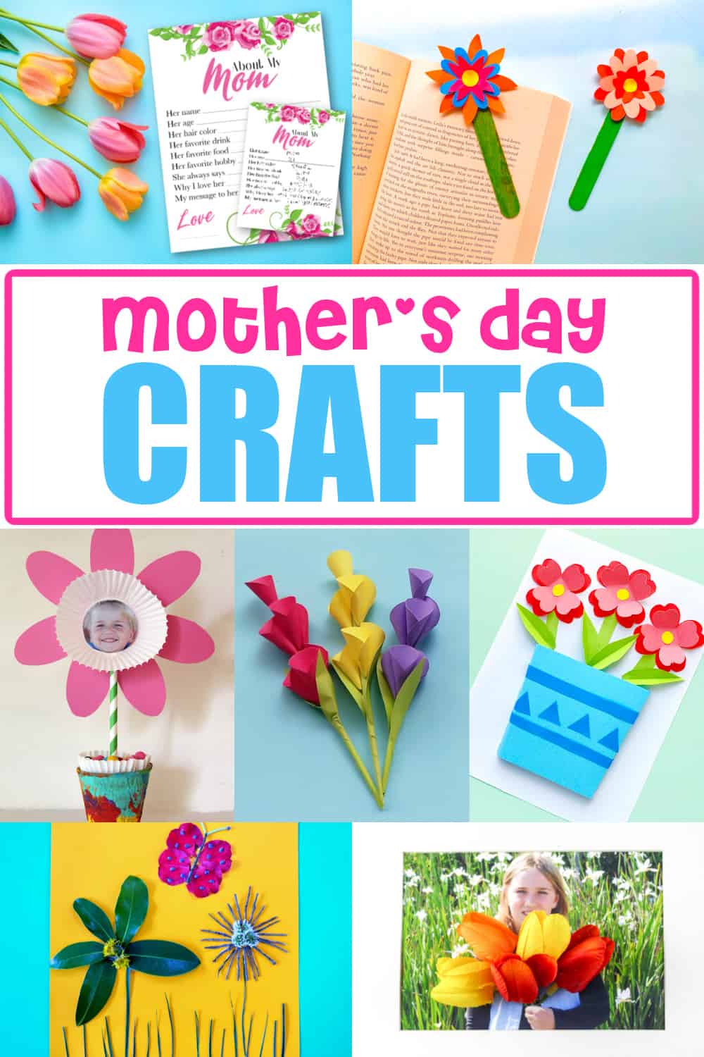 Easy Mother's Day Crafts For Kids - Made with HAPPY