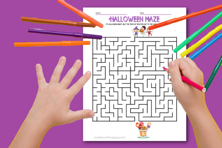 Halloween Activity Sheets for Kids