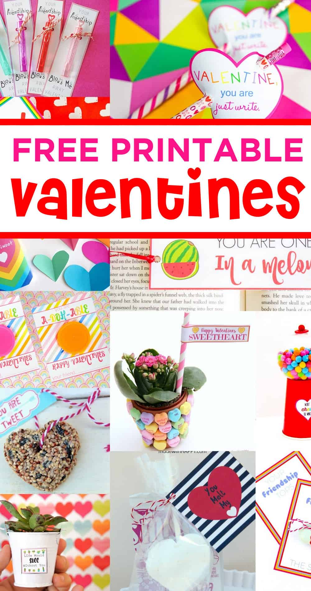 Free Valentine's Day Printables For Kids - Made with HAPPY