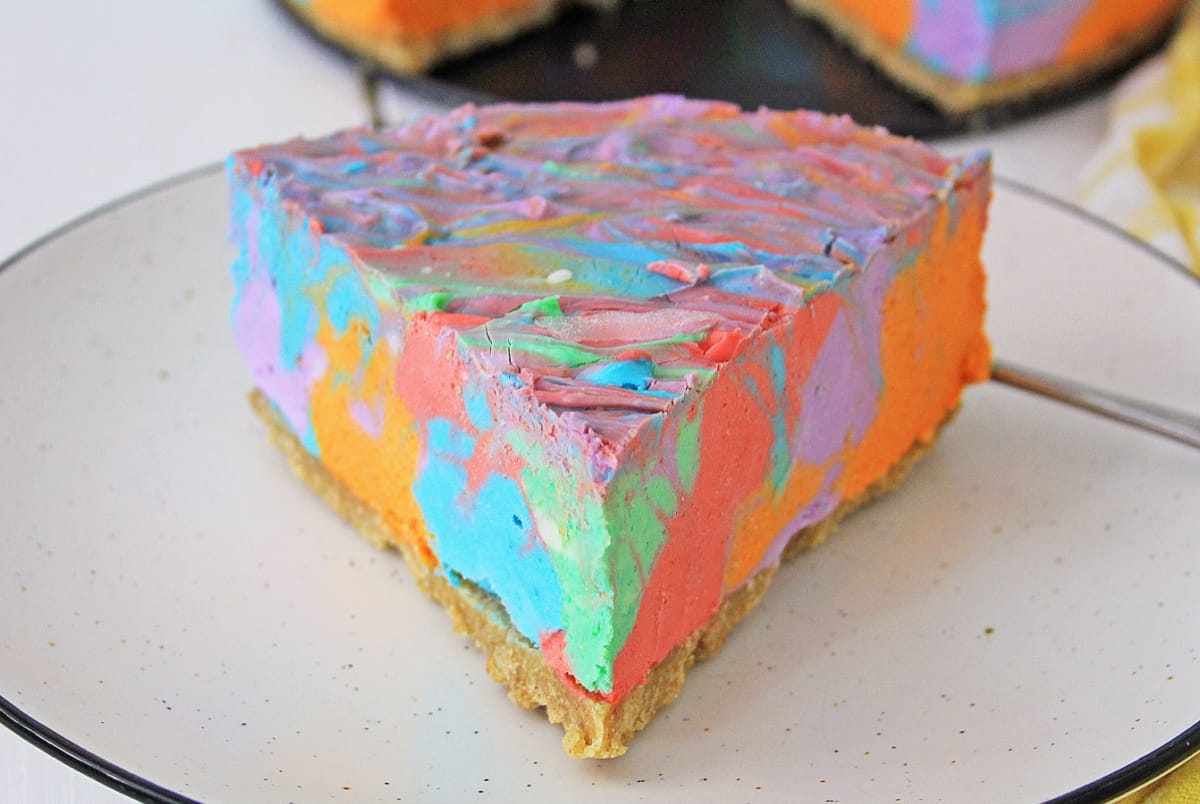 Froot Loops® No-Bake Rainbow Cheesecake