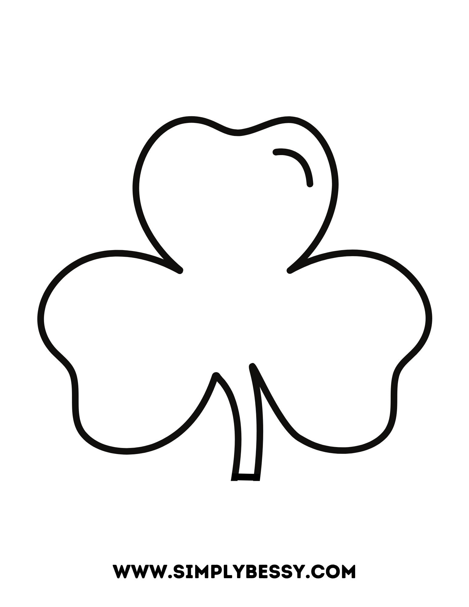 Easy Shamrock Craft for Kids Made with HAPPY Kids Crafts and Activities