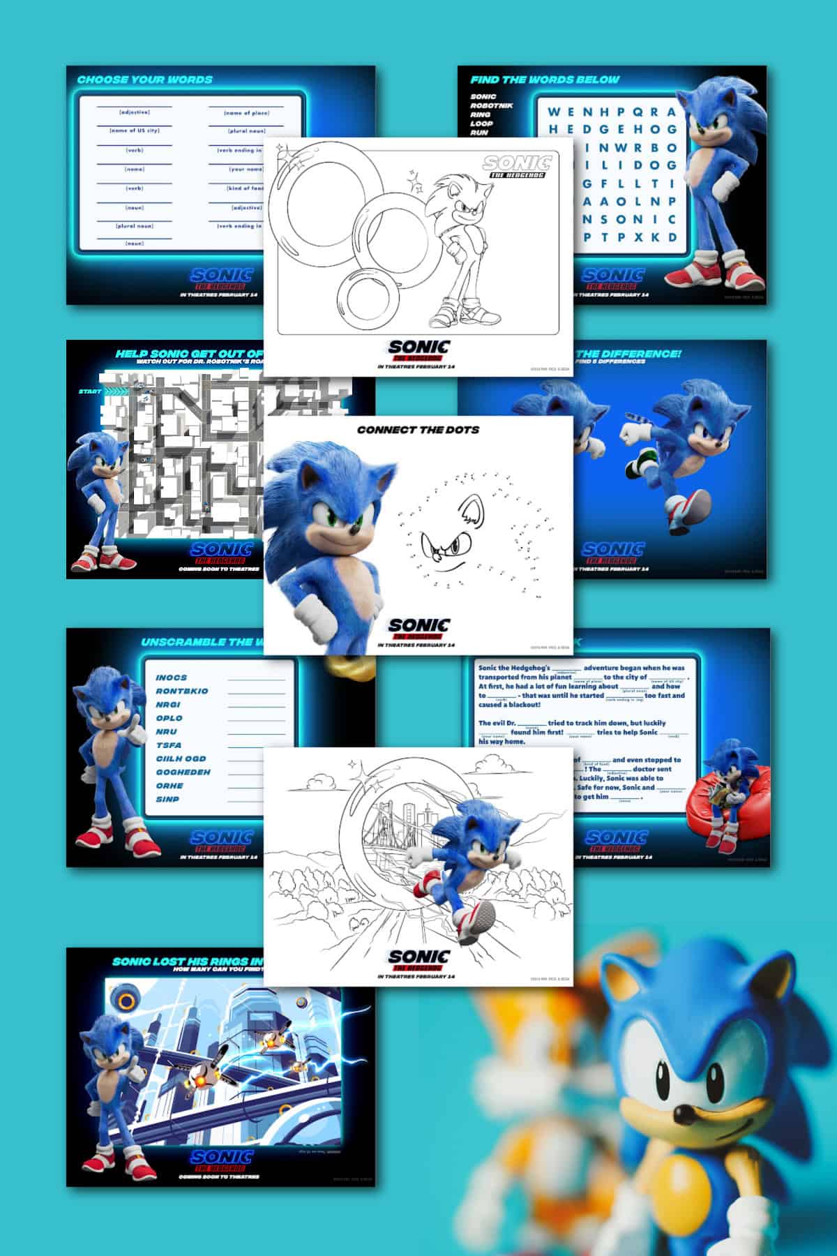 sonic coloring pages