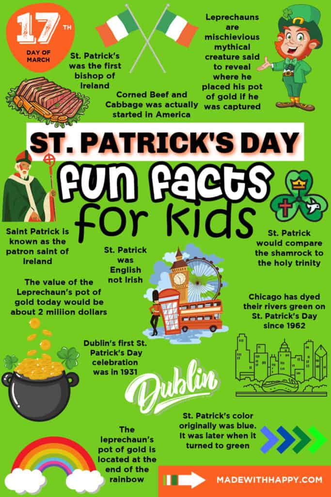 St Patrick'S Day 2024 Fun Facts Vinny Jessalyn