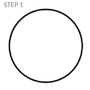 step 1 how to draw a baseball